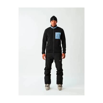 PICTURE Polaire technique zippée homme DAUWY FZ - BLACK