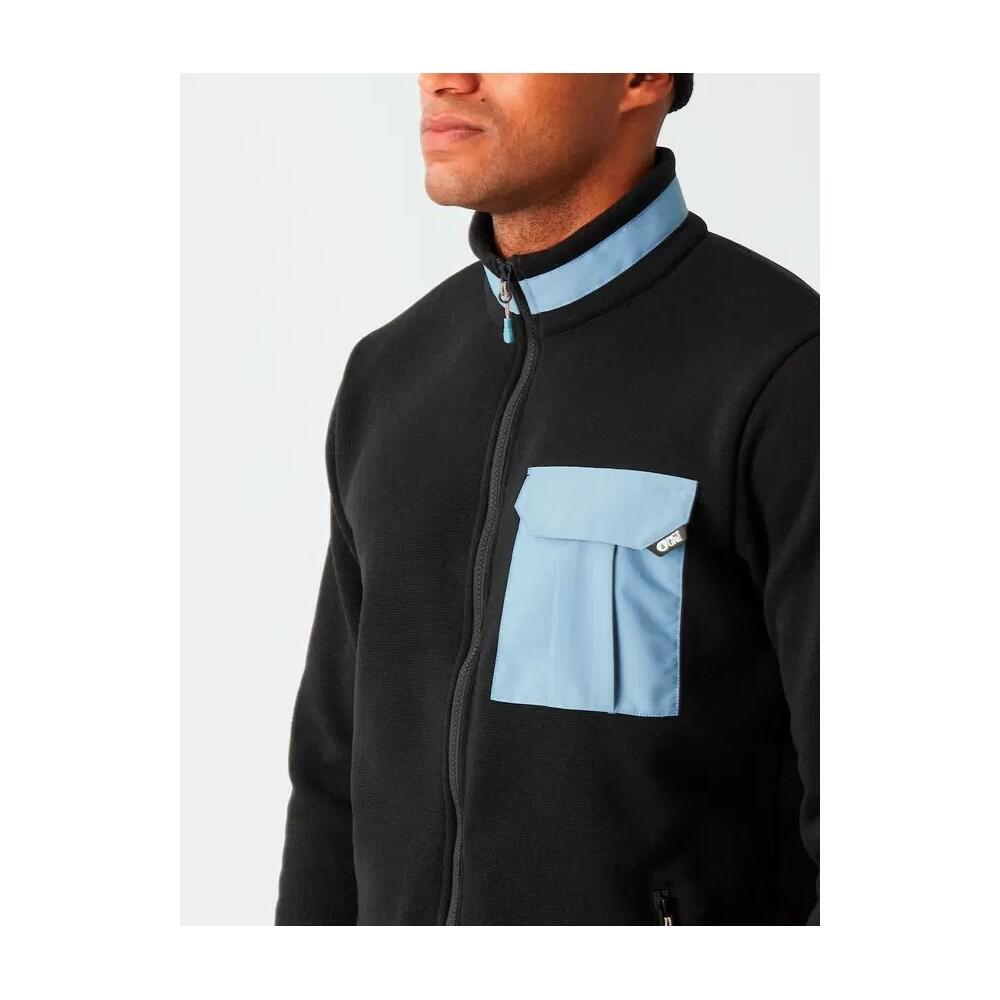 PICTURE Polaire technique zippée homme DAUWY FZ - BLACK 6/7