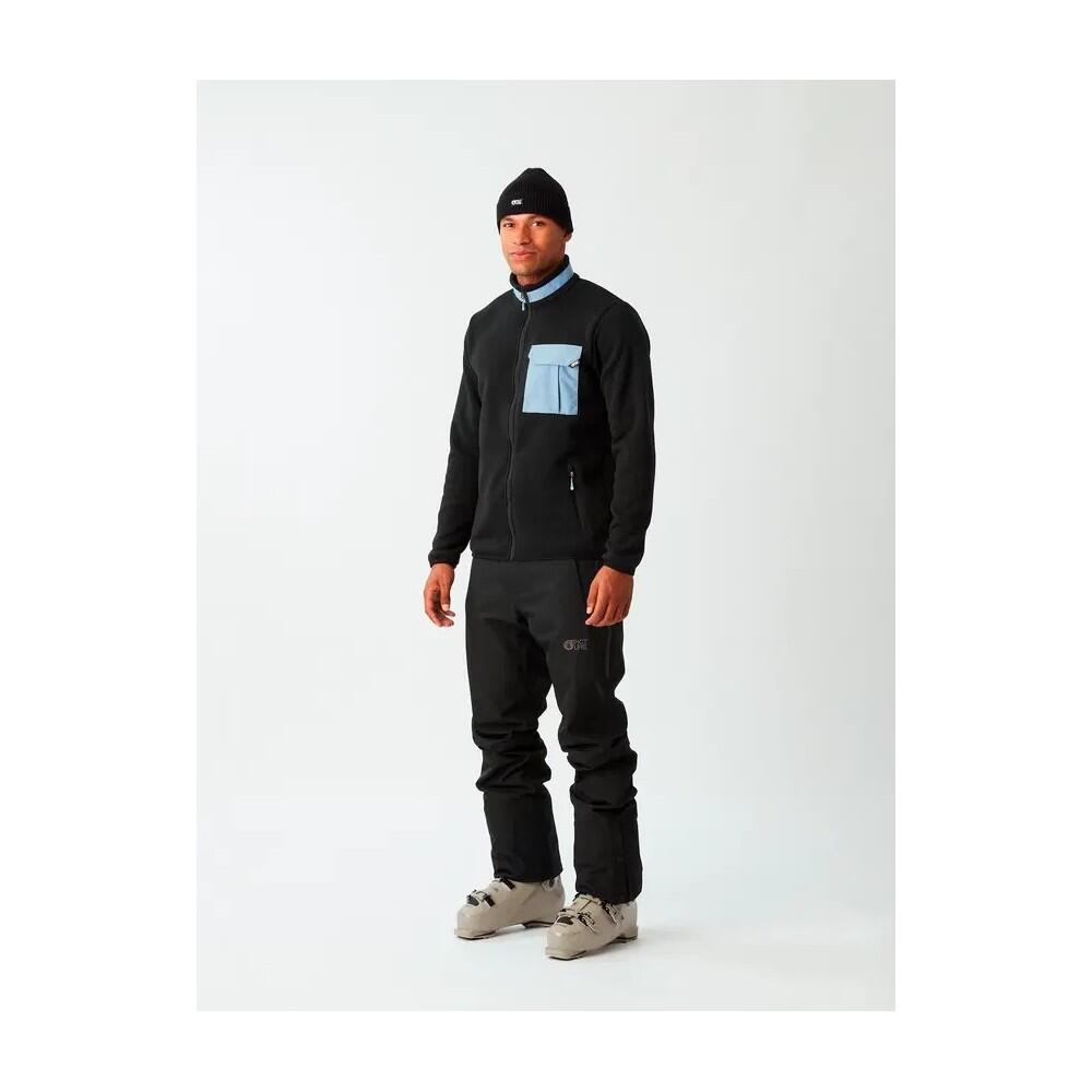 PICTURE Polaire technique zippée homme DAUWY FZ - BLACK 5/7