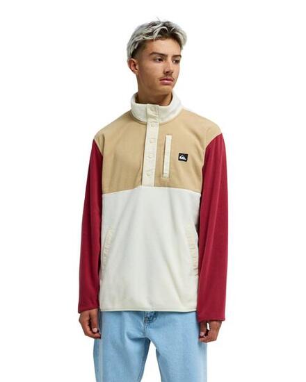 Polaire demi-zip NO DESTINATION BLOCK Blanc Homme