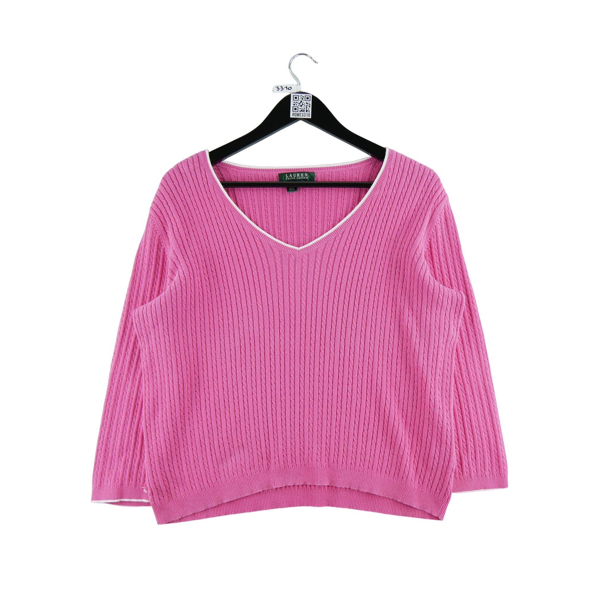 RALPH LAUREN Reconditionné - Pull Femme Rose - Excellent