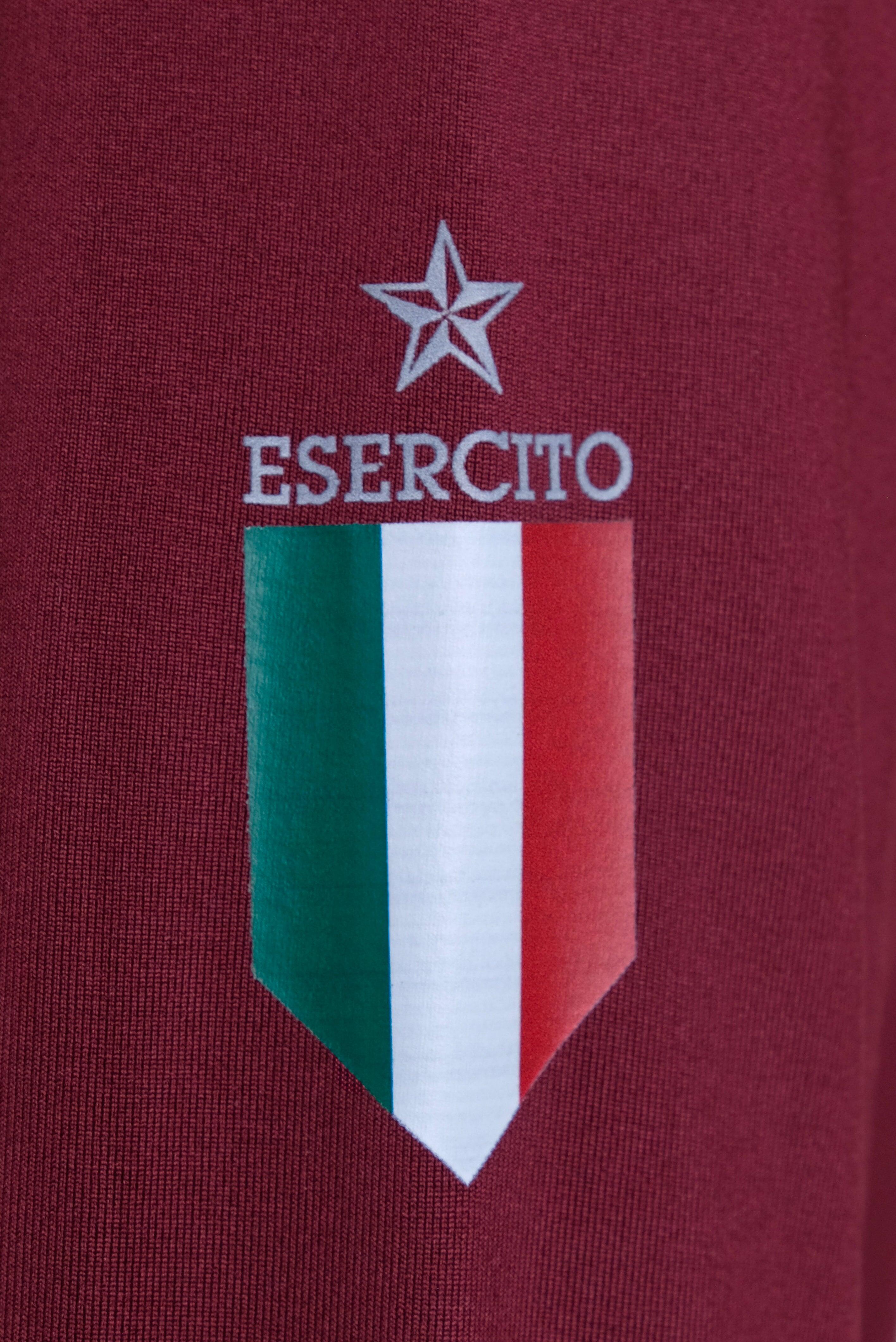 Felpa Esercito training a maniche lunghe bordeaux donna 4/4