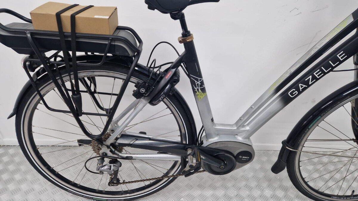Gazelle chamonix | Gebruikt | 6 maanden garantie | 28 inch 301Wh, zwart 3/3