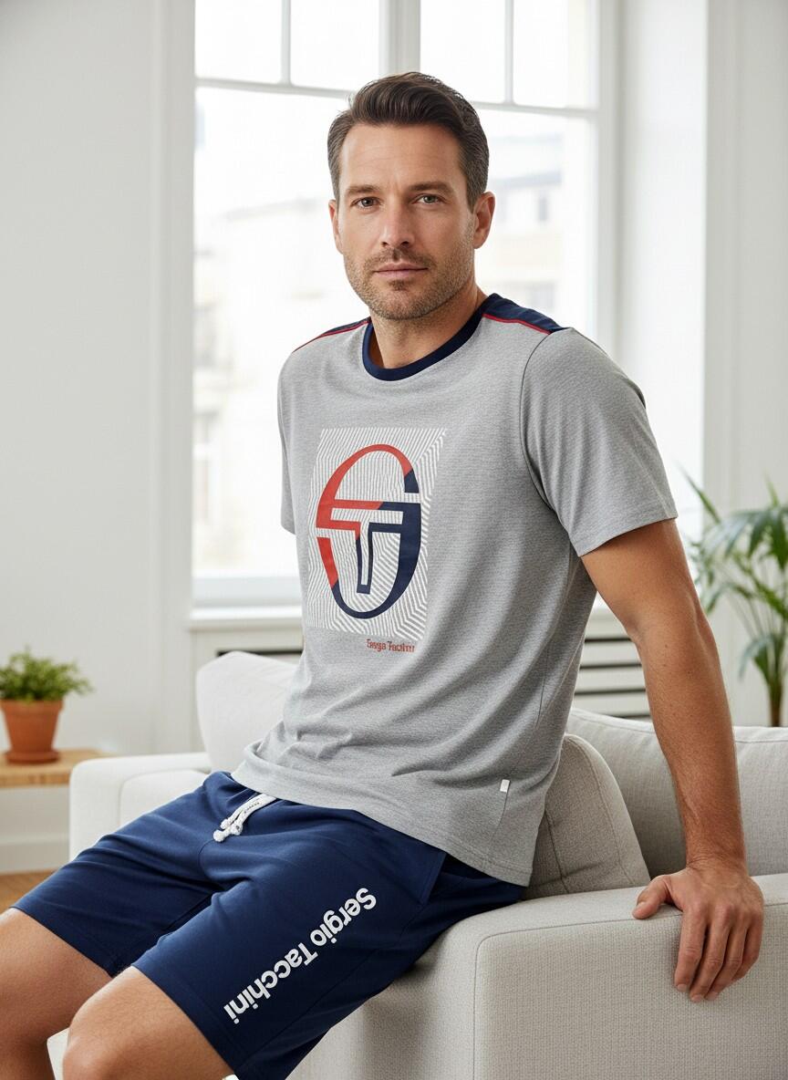 Korte pyjama voor heren Sergio Tacchini 2/7