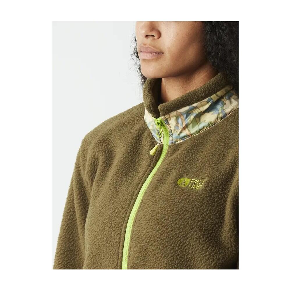 PICTURE Polaire zippée femme ZELKOVA - TOBACCO 6/7