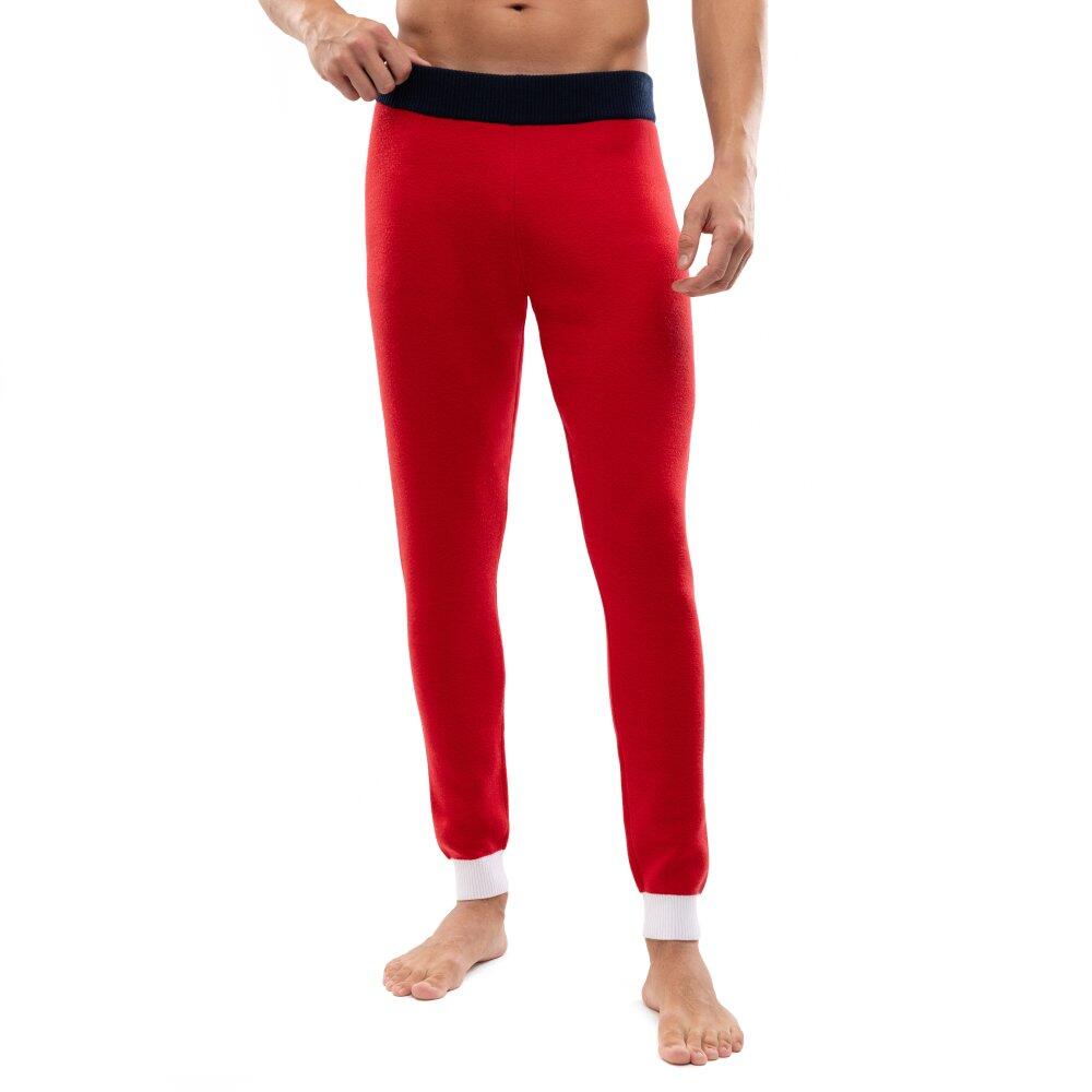 SIROKO Pantaloni in maglia da uomo Innsbruck red Rosso