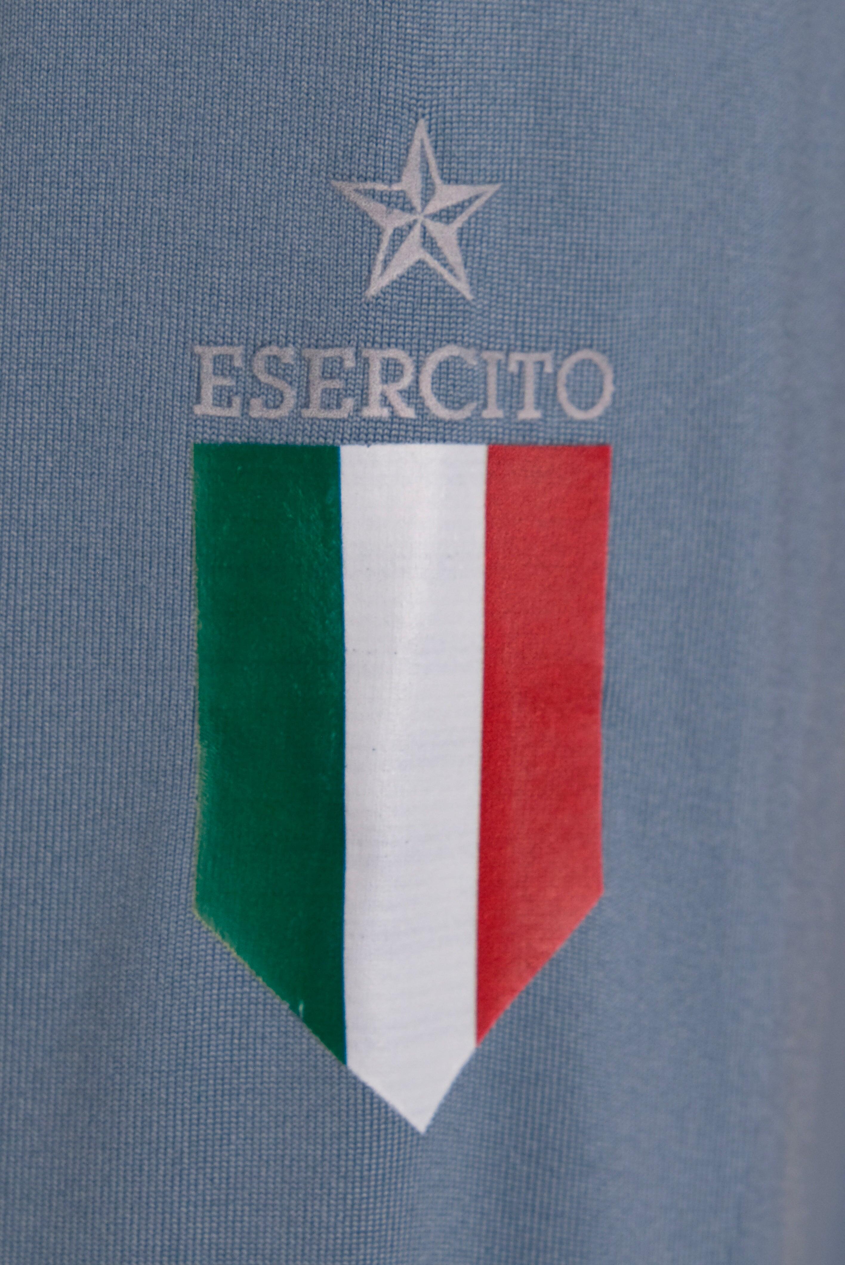 Felpa Esercito training a maniche lunghe azzurra donna 3/4