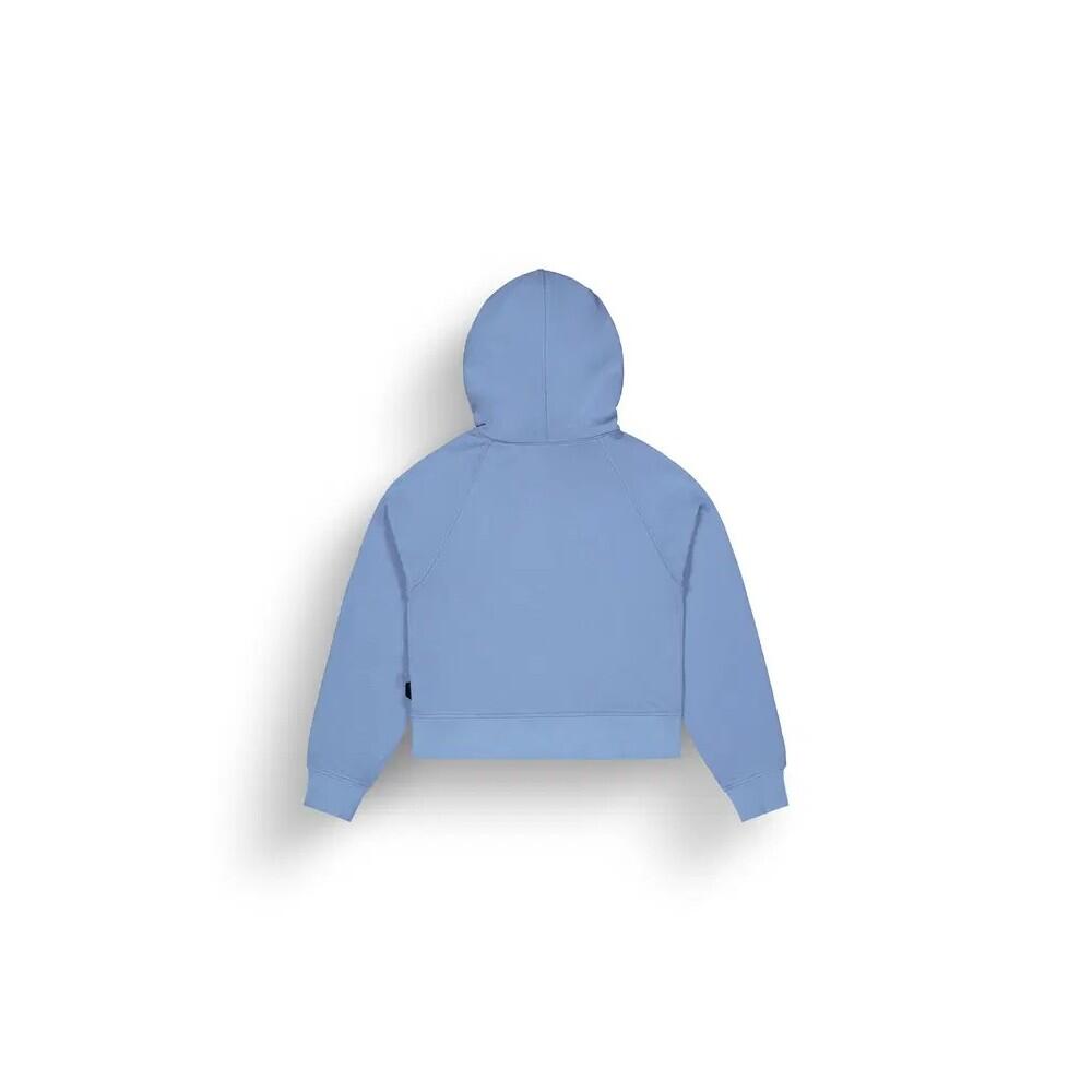 PICTURE Sweat à capuche zippé femme QUENDA 1/2 - STONEWASH 3/7