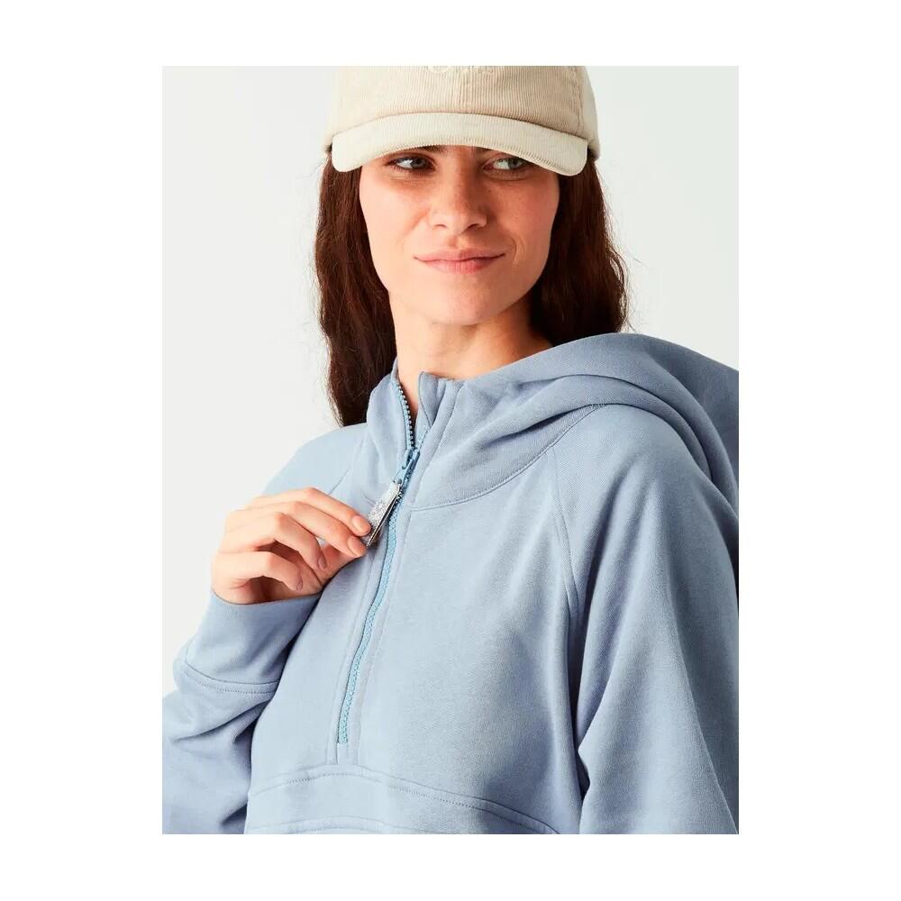 PICTURE Sweat à capuche zippé femme QUENDA 1/2 - STONEWASH 7/7
