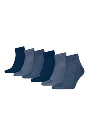 PUMA Unisex Quarter-Socken Damen Herren Füßlinge 6-er Pack