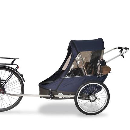 Wike Fietskar Special Needs - Groot (wandelen en joggen) blauw/bruin