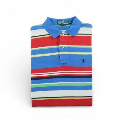 Tweedehands - korte mouwen heren polo shirt rood - als nieuw