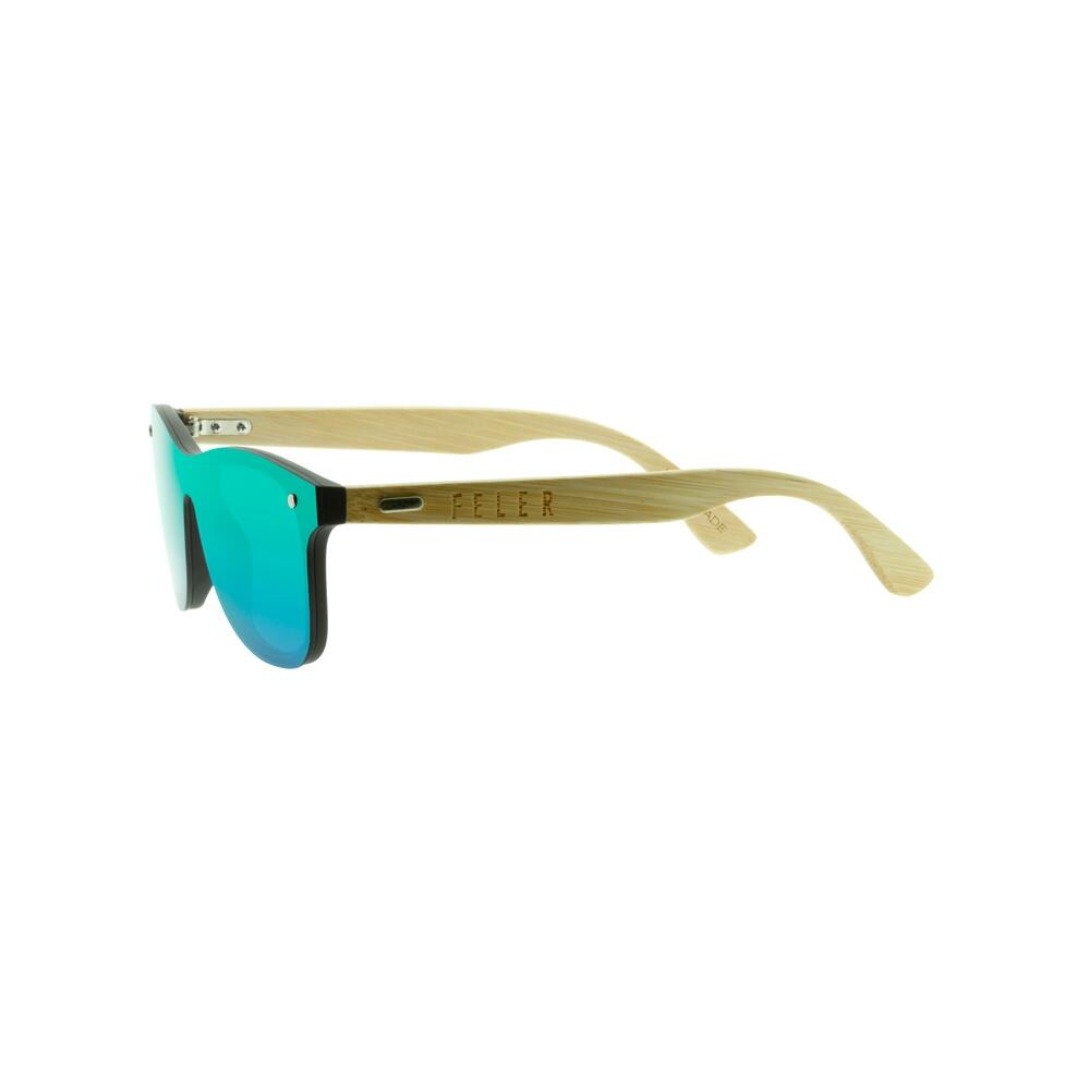 Gafas de Sol de Madera Feler B417M-1 Unisex Talla 57 mm 3/4