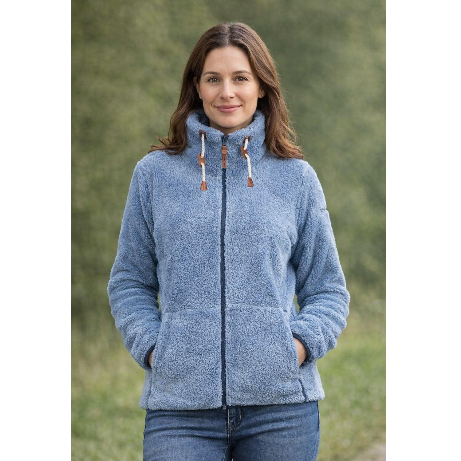 Icepeak Colony Teddy Fleecejacke Damen Langhaarfleecejacke 5/6