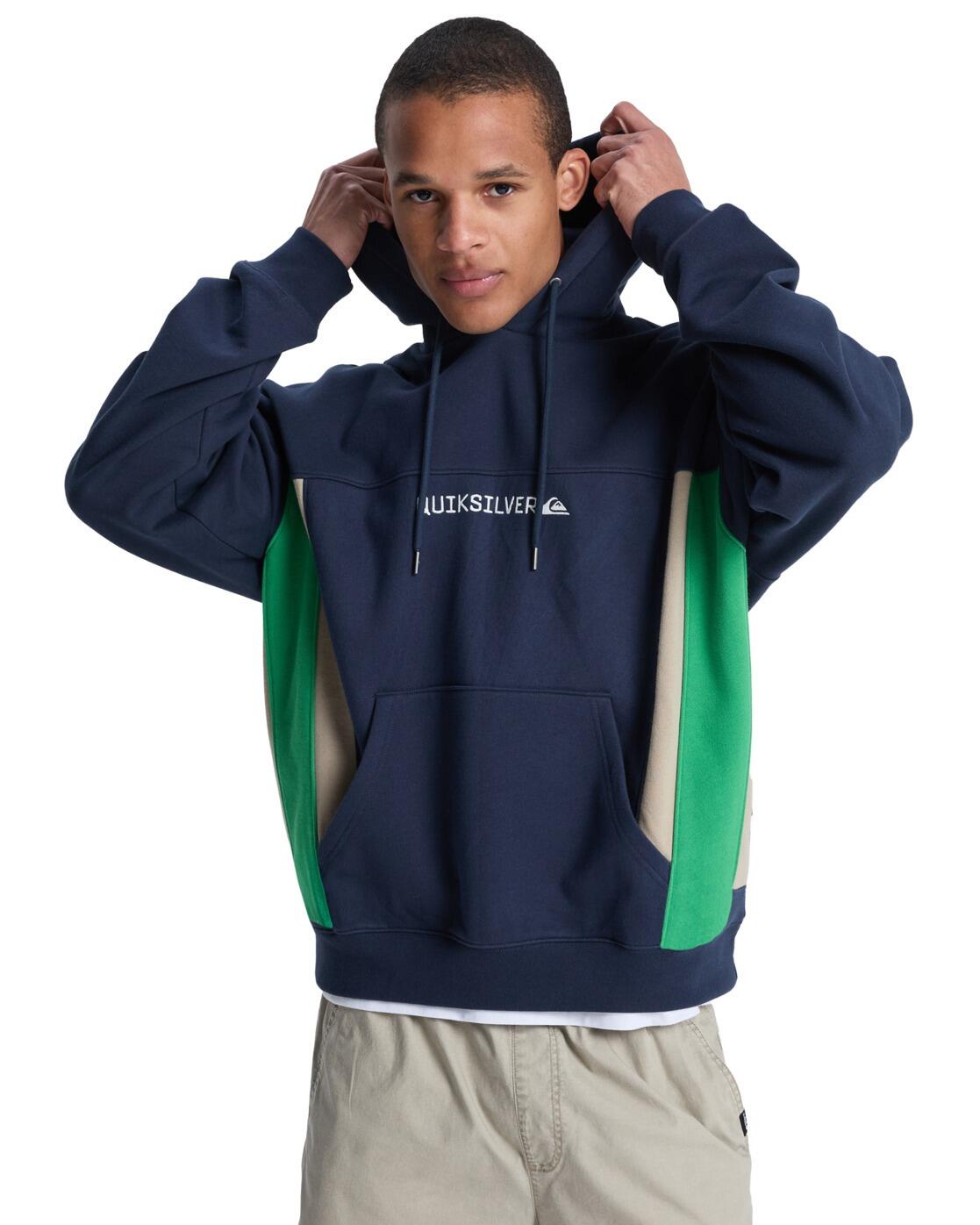 Sweat à capuche CLICKER Bleu Homme 3/4