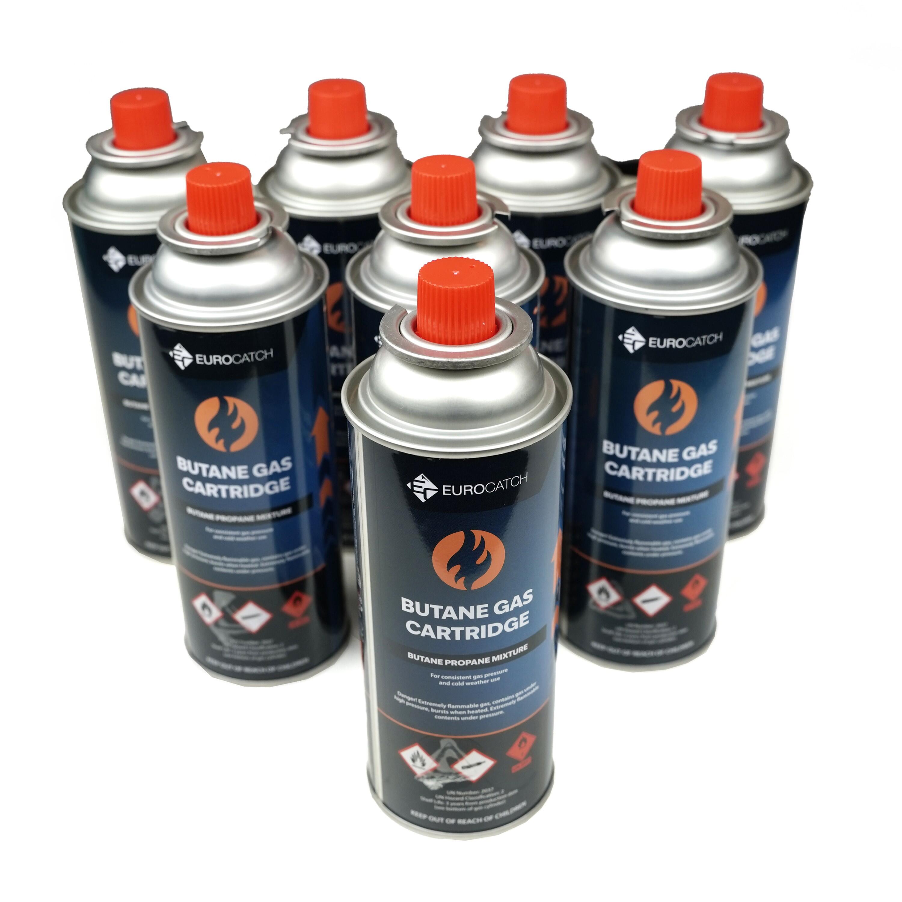 Eurocatch - Cartouche De Gaz - 8 Pièces - Gaz Butane - Recharge - 227 G - Réchaud - Bleu|rouge - No Size - Decathlon