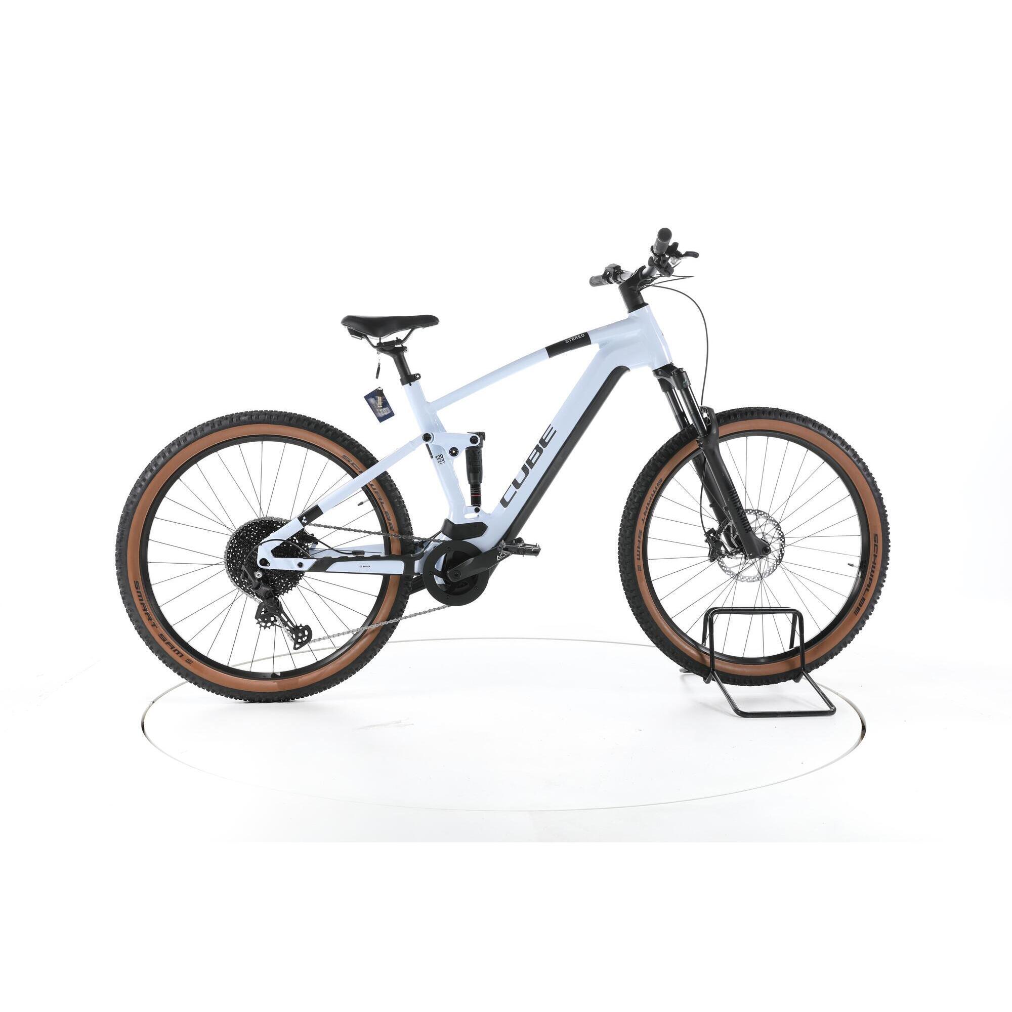 Cube - Reconditionné - Cube Stereo Hybrid 120 Pro Vélo Électrique Vtt - Très Bon - Vélo Tout Terrain - Blanc - 48 Xl - Decathlon