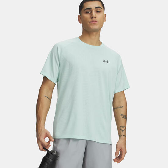 T-shirt UA Tech™ texturé pour homme Under Armour Vert menthe