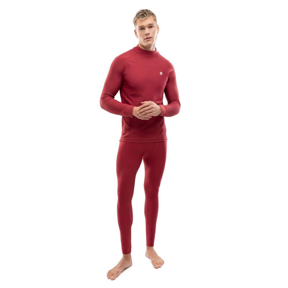 Maglia intima termica uomo Sport invernali Slush Brown Marrone 3/7