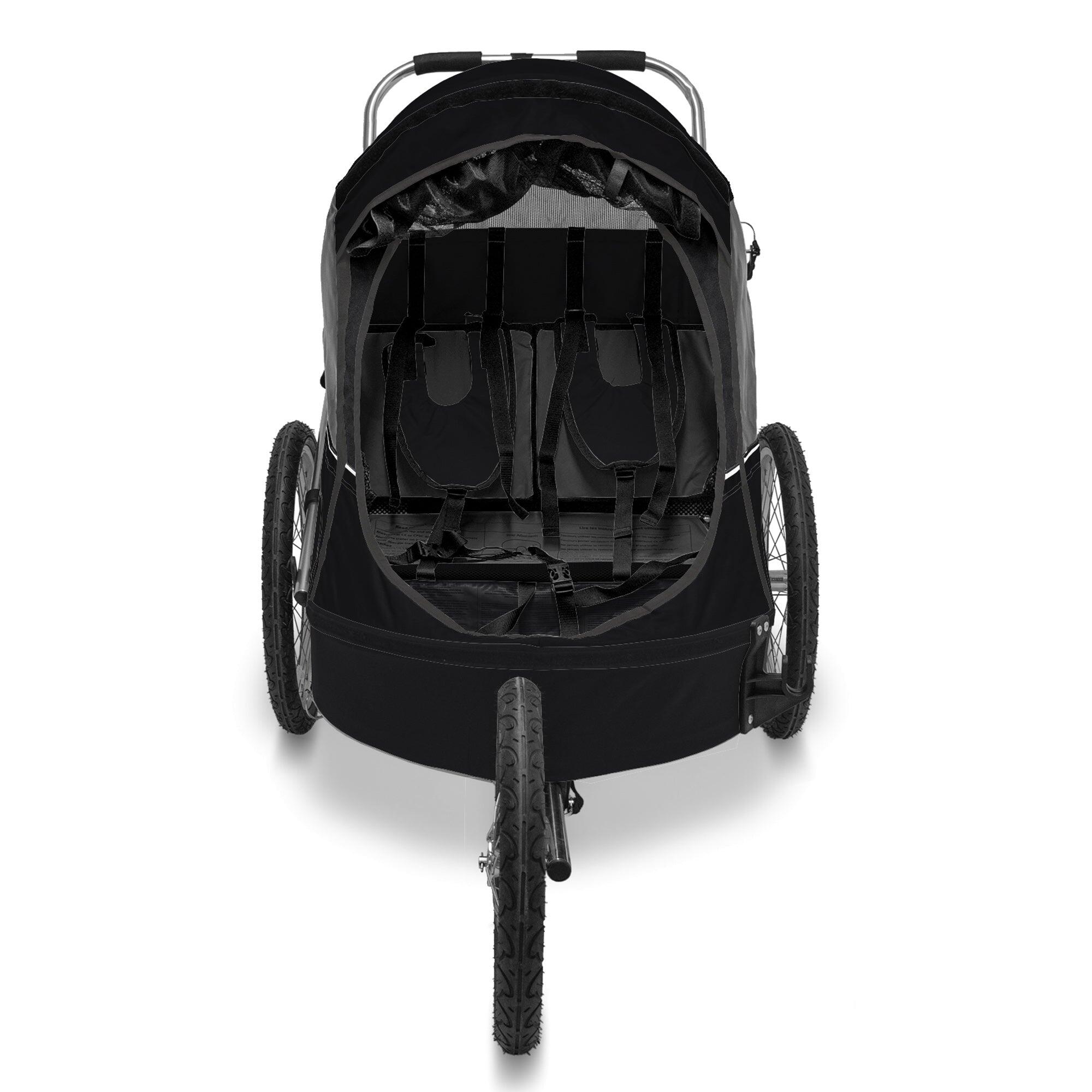 Remorque vélo pour enfants WIKE Premium - comprend poussette et kit de jogging 3/6
