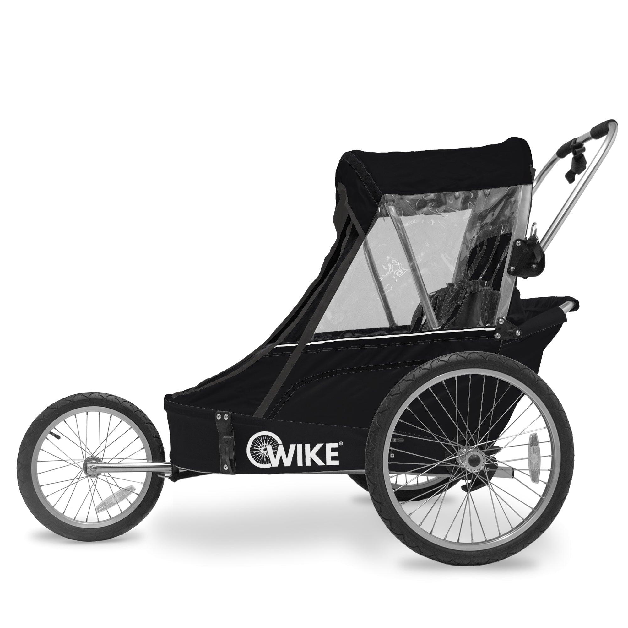 Remorque vélo pour enfants WIKE Premium - comprend poussette et kit de jogging 2/6