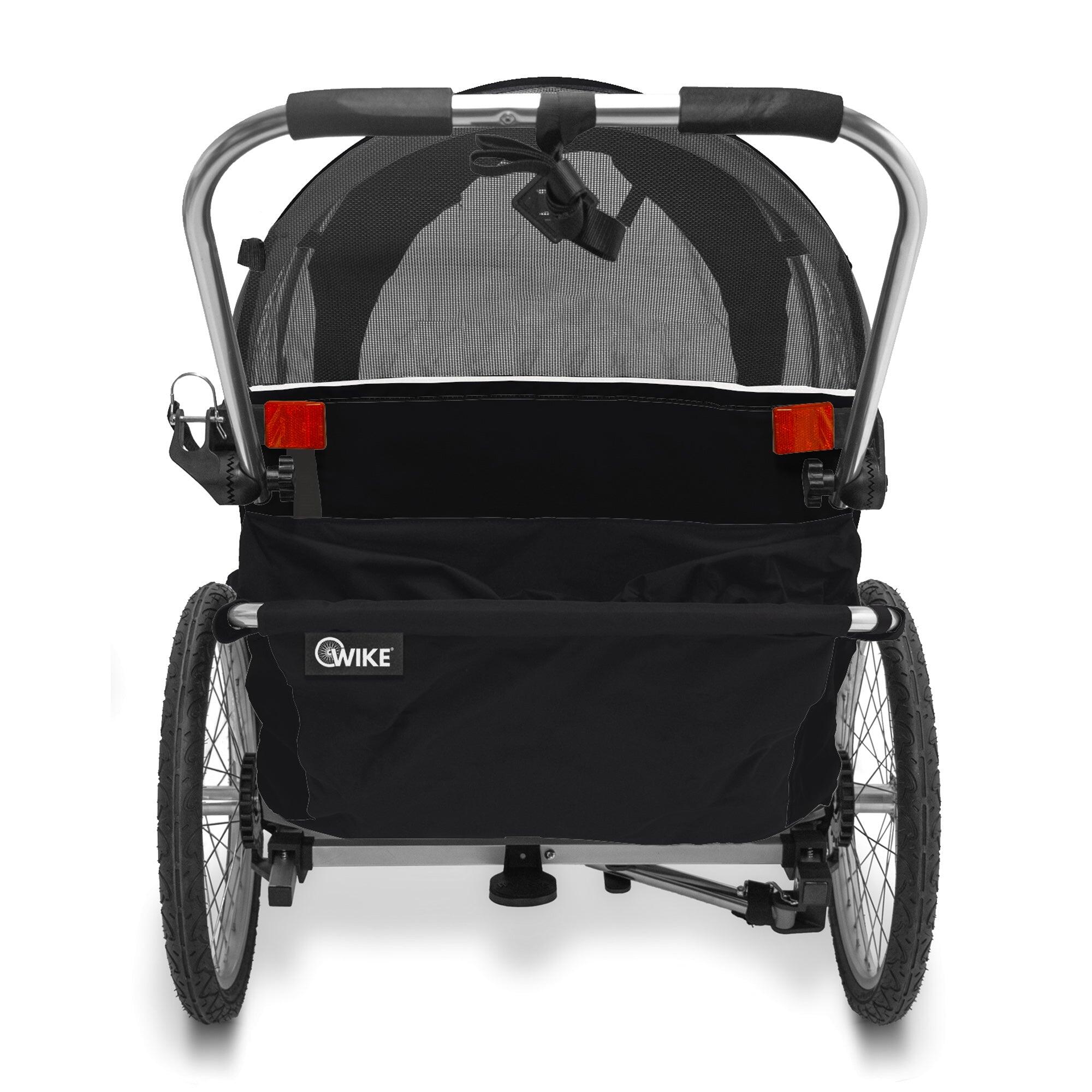 Remorque vélo pour enfants WIKE Premium - comprend poussette et kit de jogging 4/6