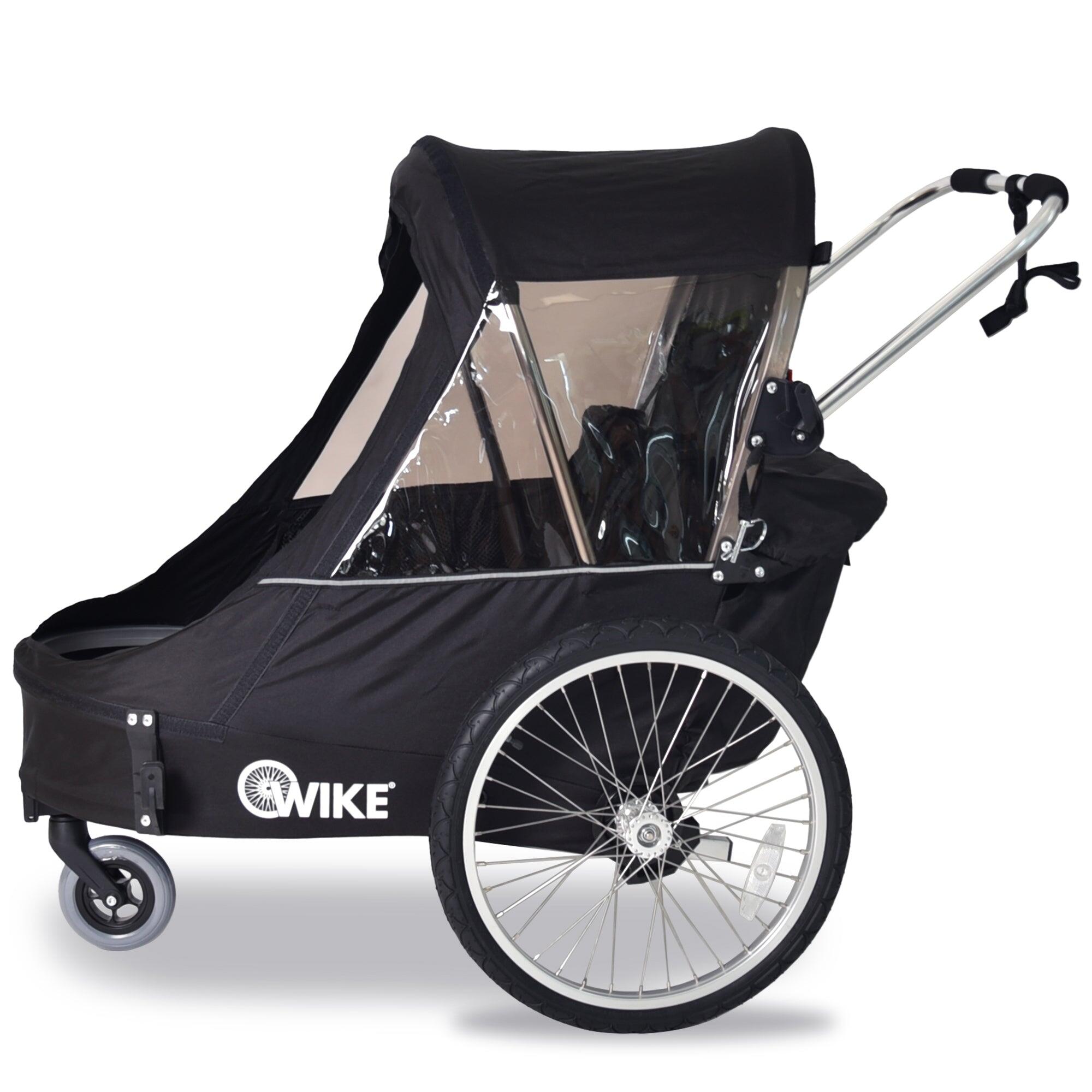 Remorque vélo pour enfants WIKE Premium - comprend poussette et kit de jogging 6/6