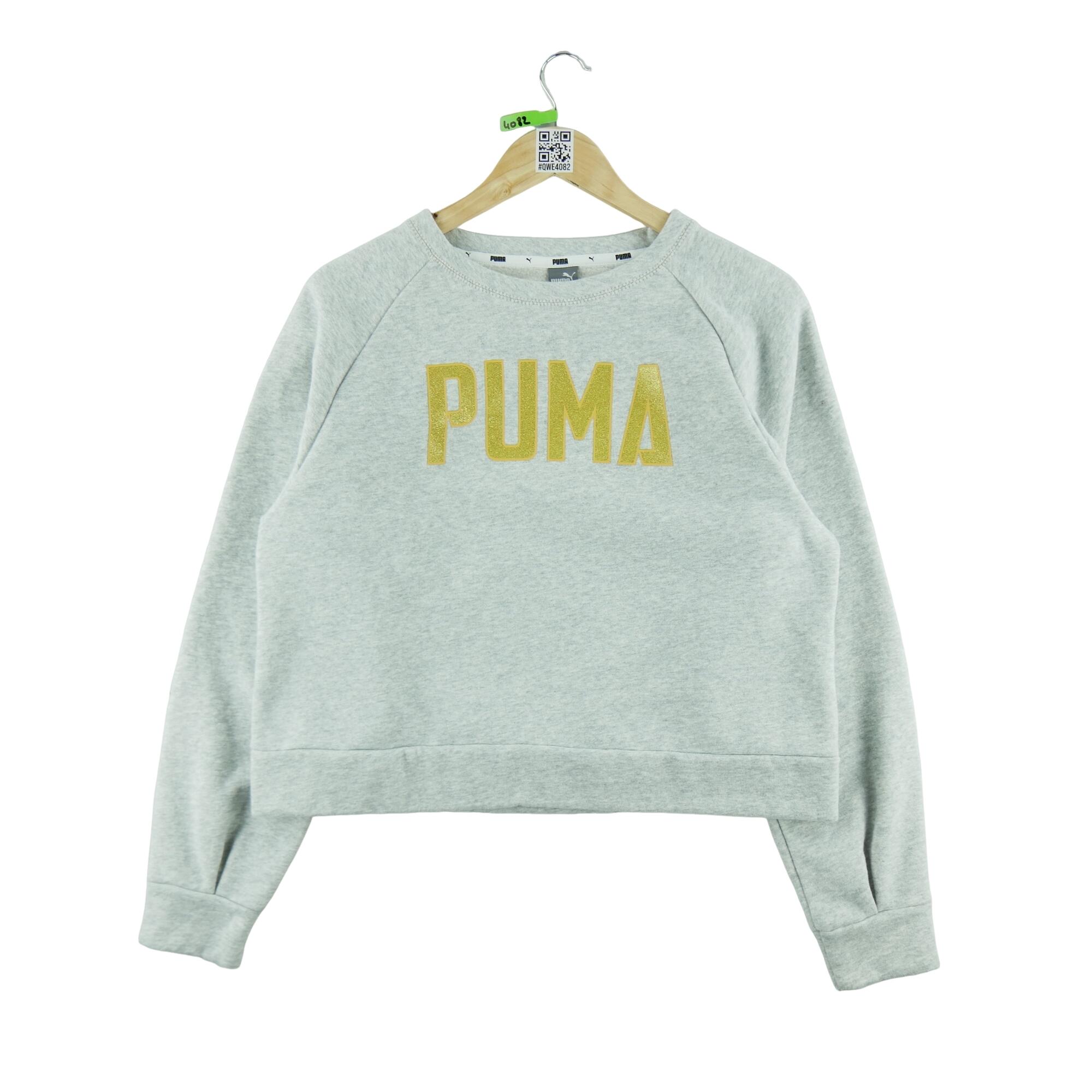 PUMA Reconditionné - Sweat Femme Gris - Très Bon État