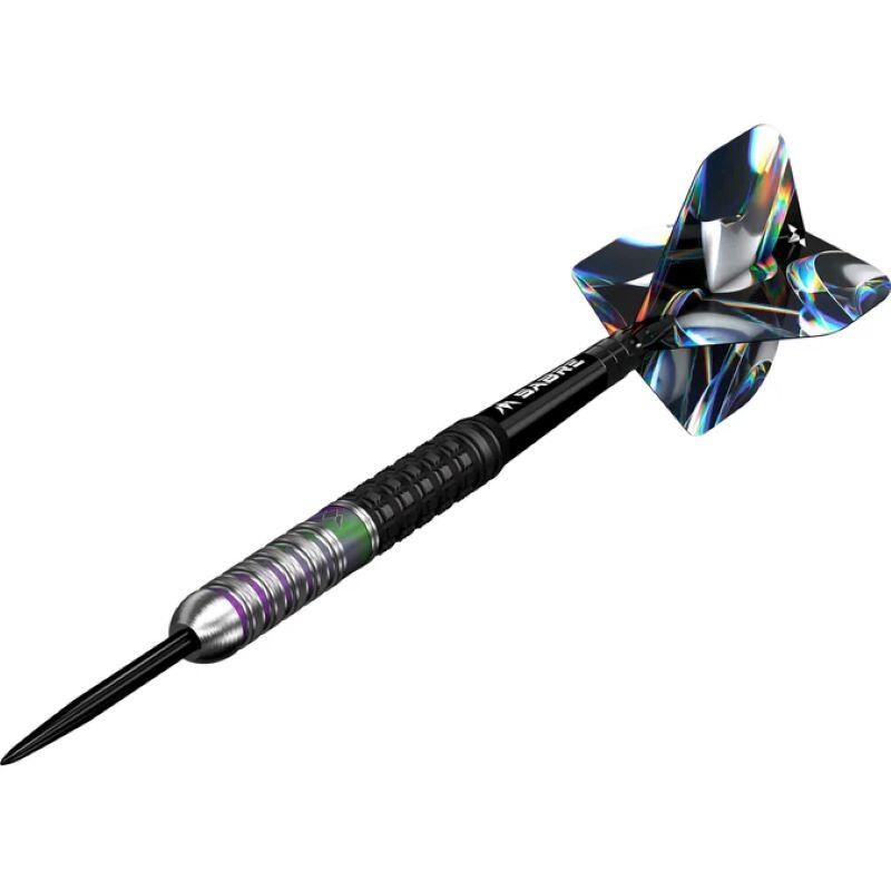 Mission Iridian Steeldarts 90 % Wolfram – Schwarz/Koralle 22g 2/2