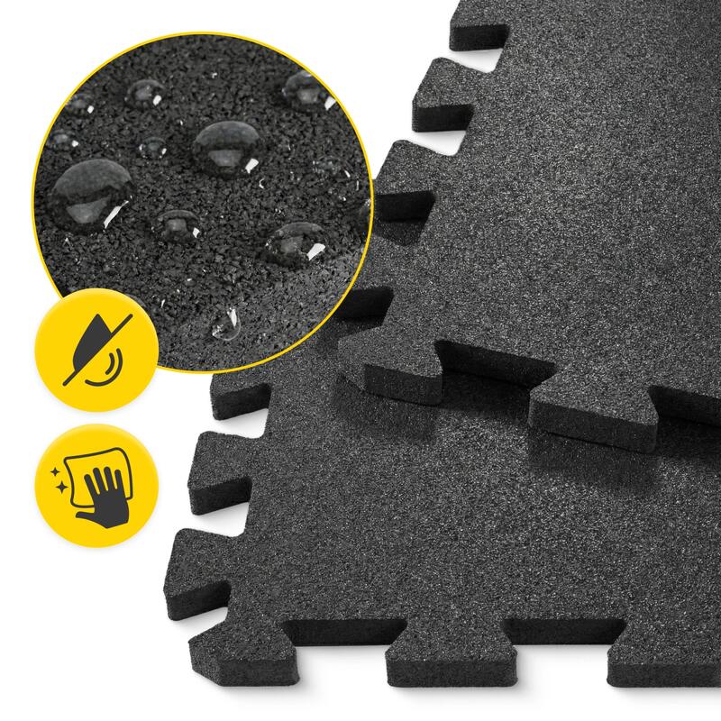 Covoraș de protecție puzzle pentru exerciții fitness sub echipament 1,5cm
