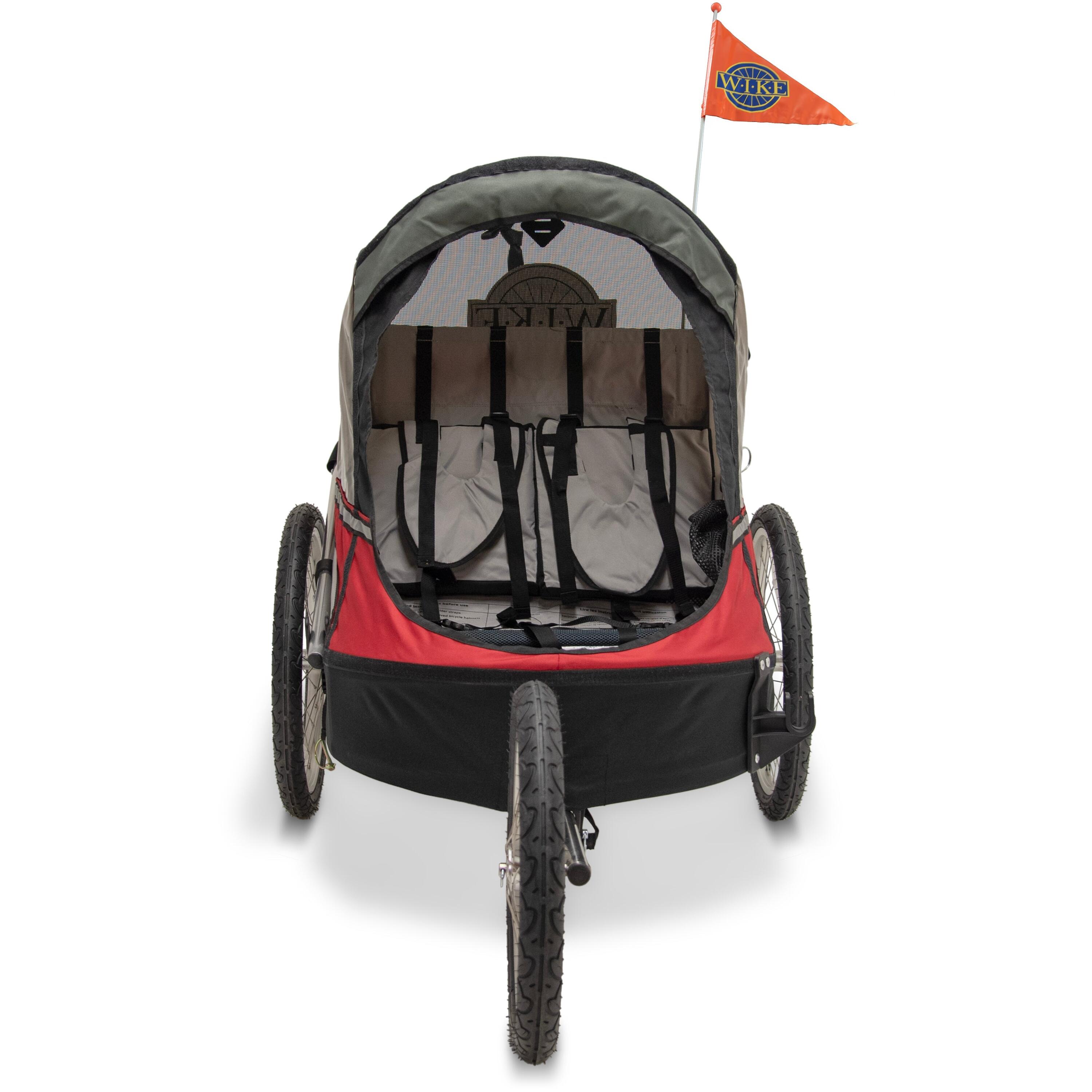 WIKE Premium Kinderfietsaanhanger – inclusief wandel- en joggingset 5/6