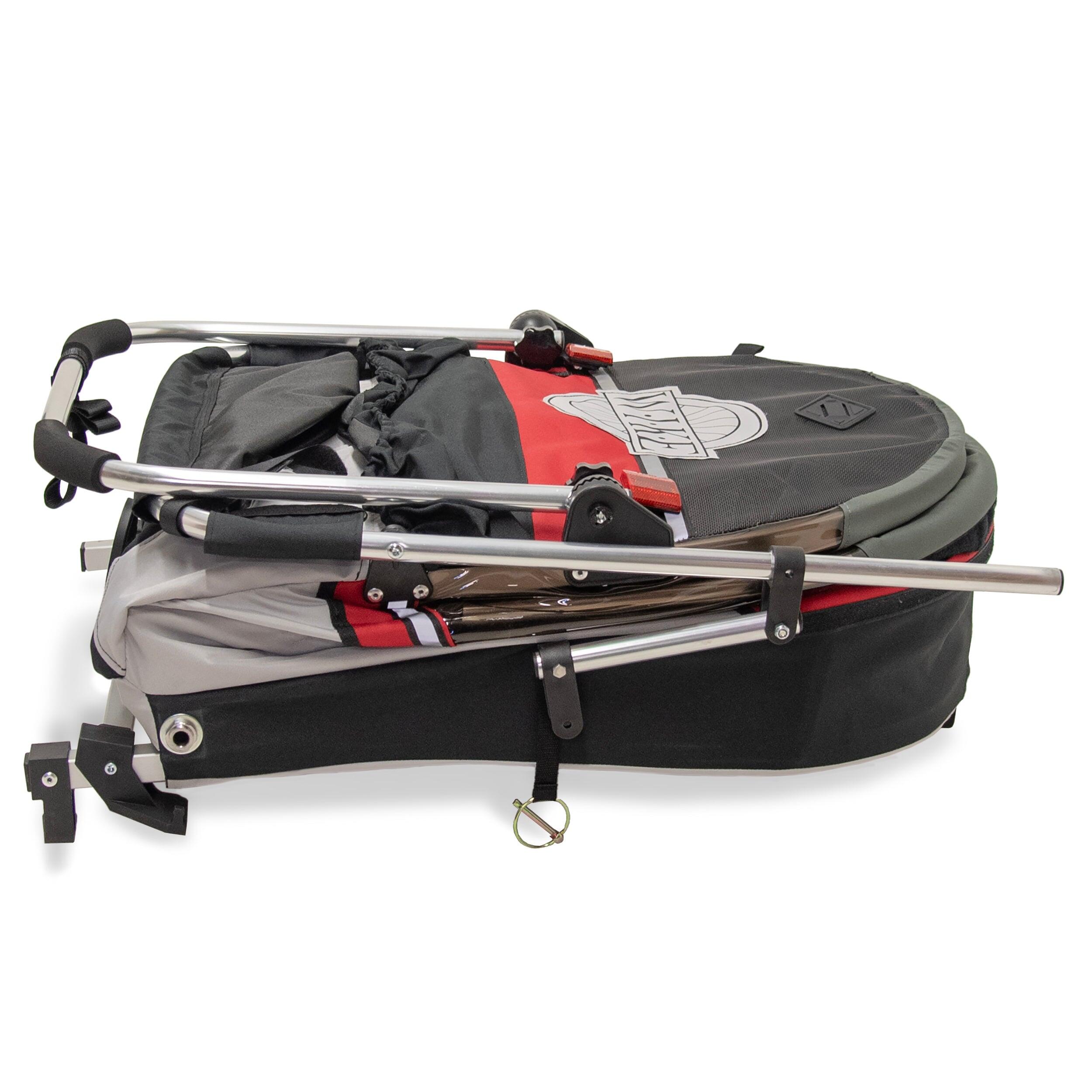 WIKE Premium Kinderfietsaanhanger – inclusief wandel- en joggingset 4/6