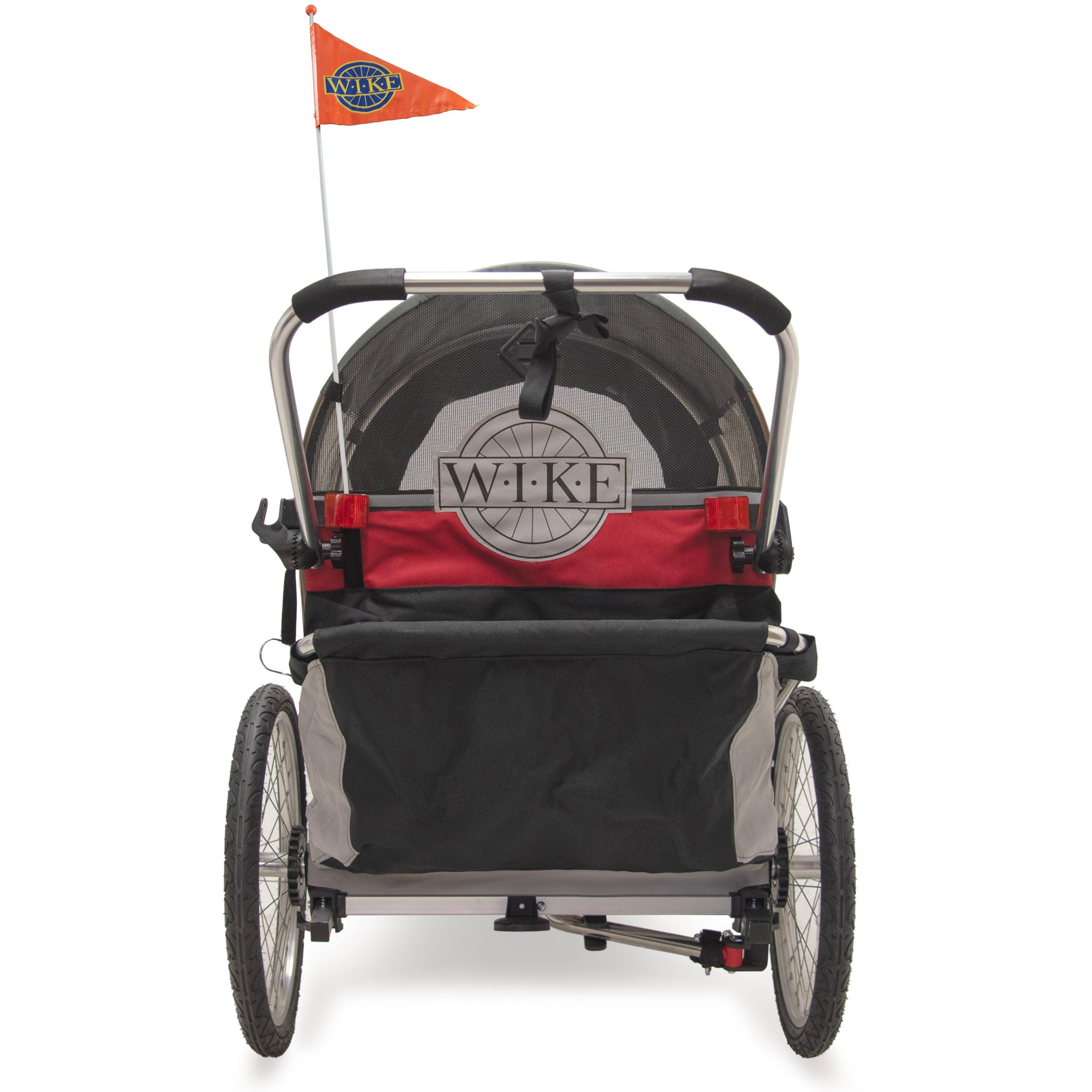 WIKE Premium Kinderfietsaanhanger – inclusief wandel- en joggingset 6/6