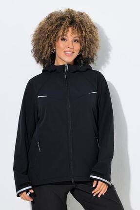 Damen Softshell-Funktionsjacke wasserabweisend Kapuze