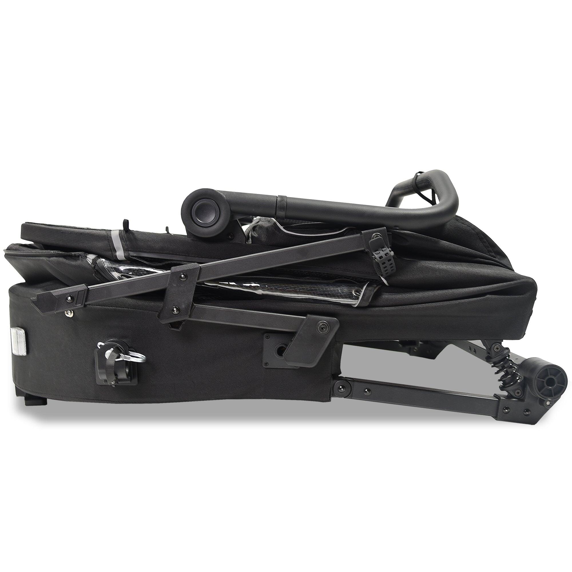 WIKE Premium fietsaanhanger met vering – inclusief wandel- en joggingset 4/7