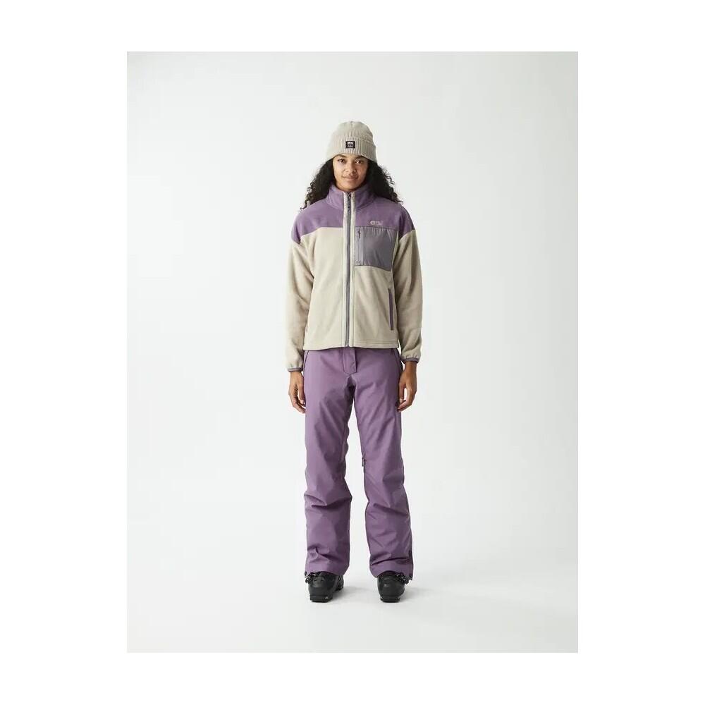 Picture - Picture Polaire Zippée Femme Arcca Fz - Pure Cashmere - Polaire - Blanc|violet - Decathlon