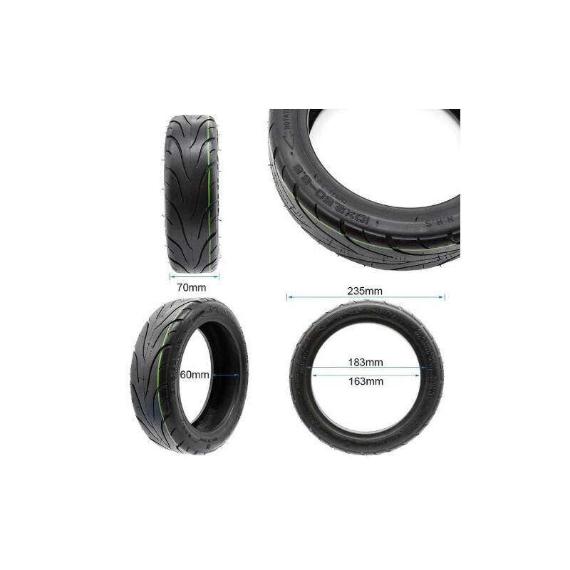 Pneu - 10"*2.5-6.5 Tubeless CST- City S (Compatible 60/70-6.5) 2/4