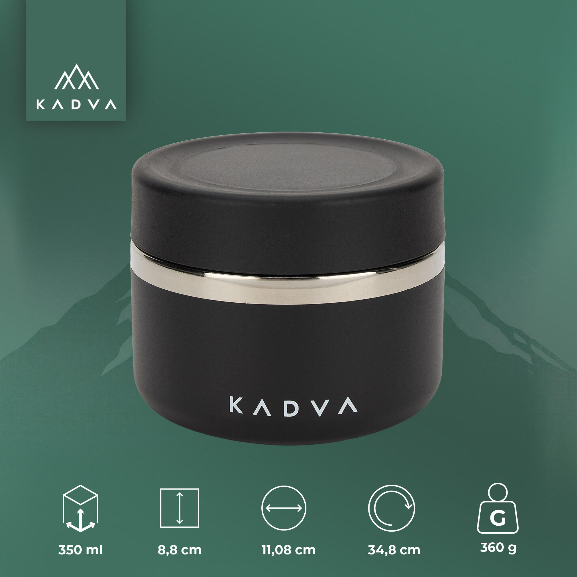 Boîte à déjeuner isolante KADVA Eater 350 ml 2/6