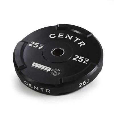 X hyrox competition edge bumper plate 25kg