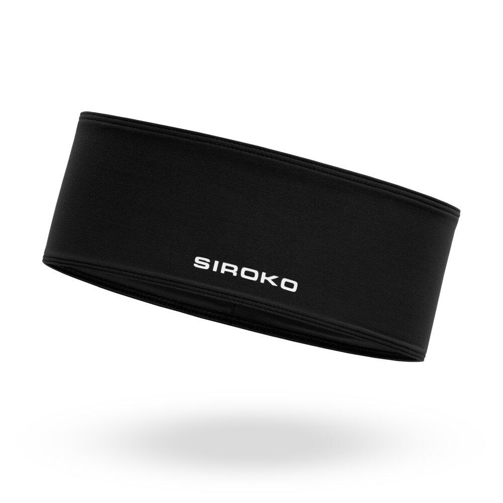 SIROKO Men & Women cycling headband HB Thermal Black Black