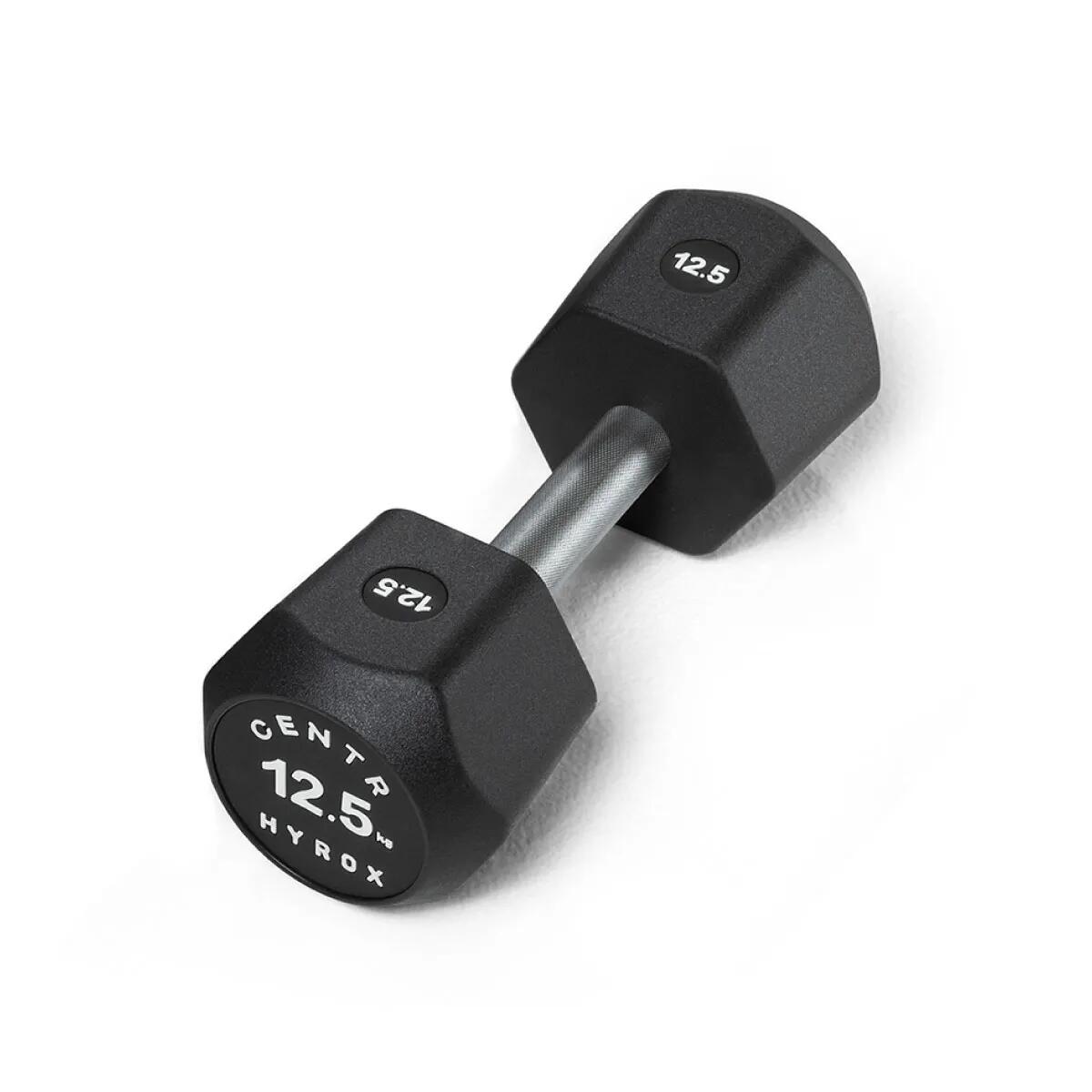 Centr - X Hyrox Urethane Dumbbell 12.5kg - Haltère - Noir - Decathlon