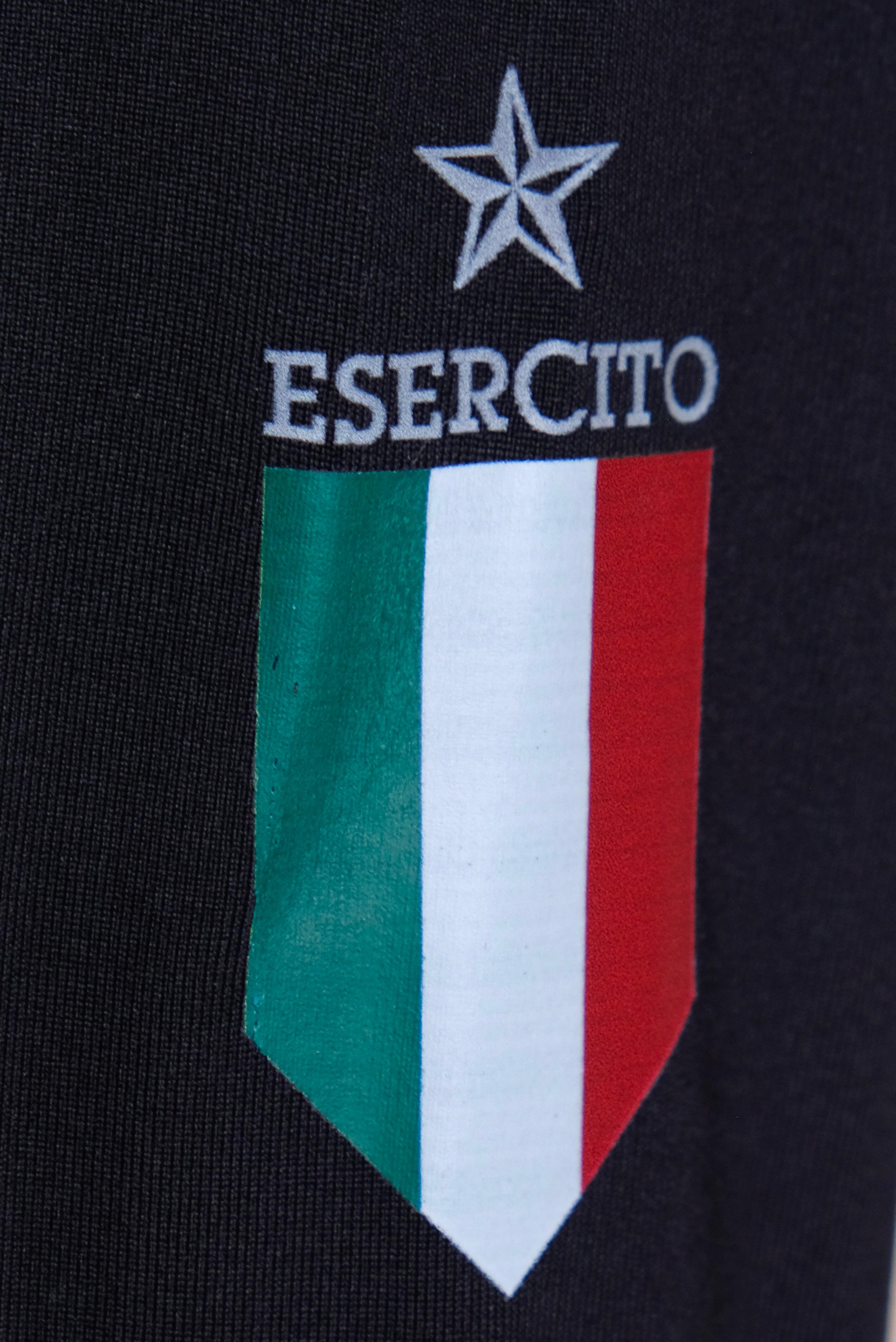 Felpa Esercito training a maniche lunghe nera donna 3/4