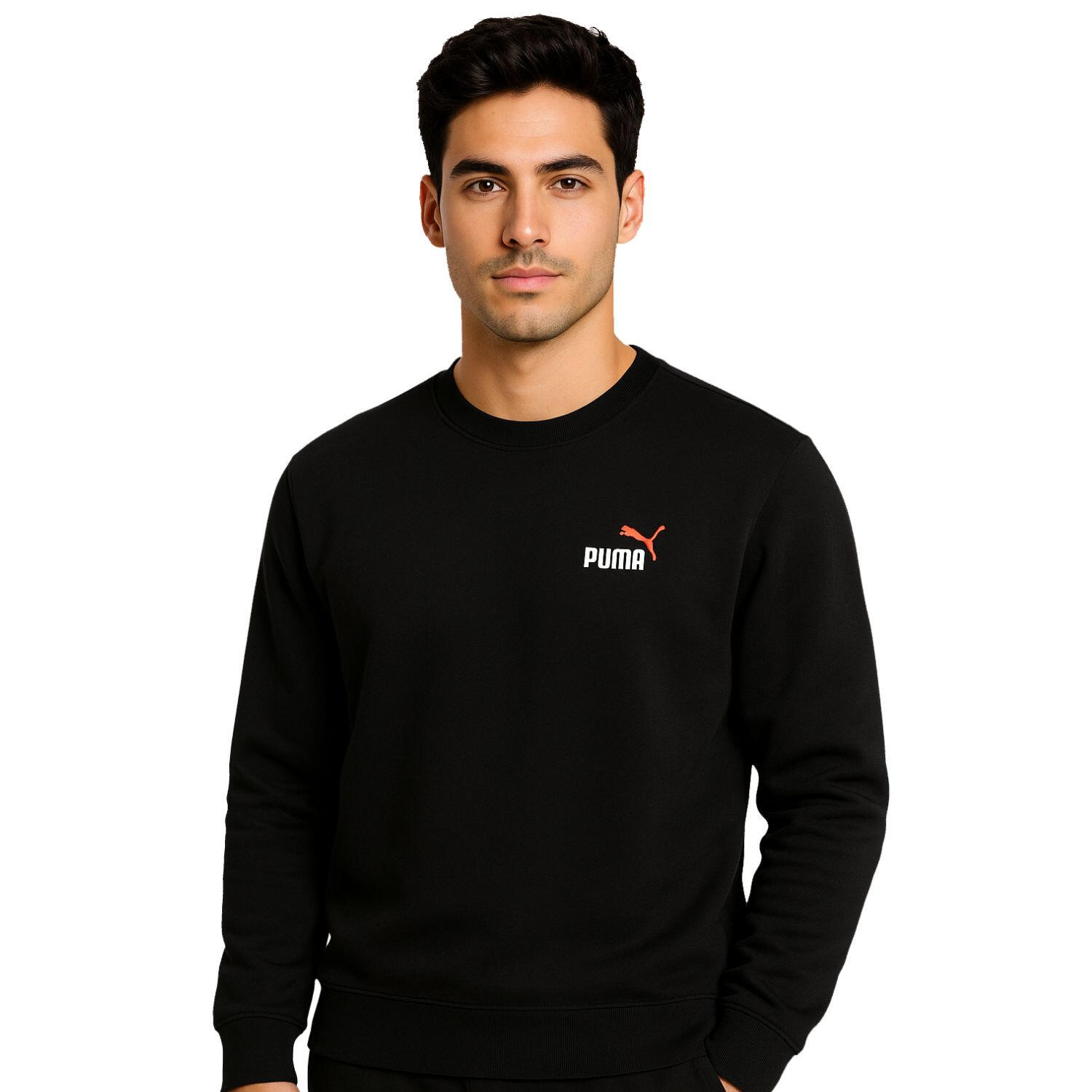 Puma Felpa Ess+ 2 Small Logo Crew Uomo 1/4