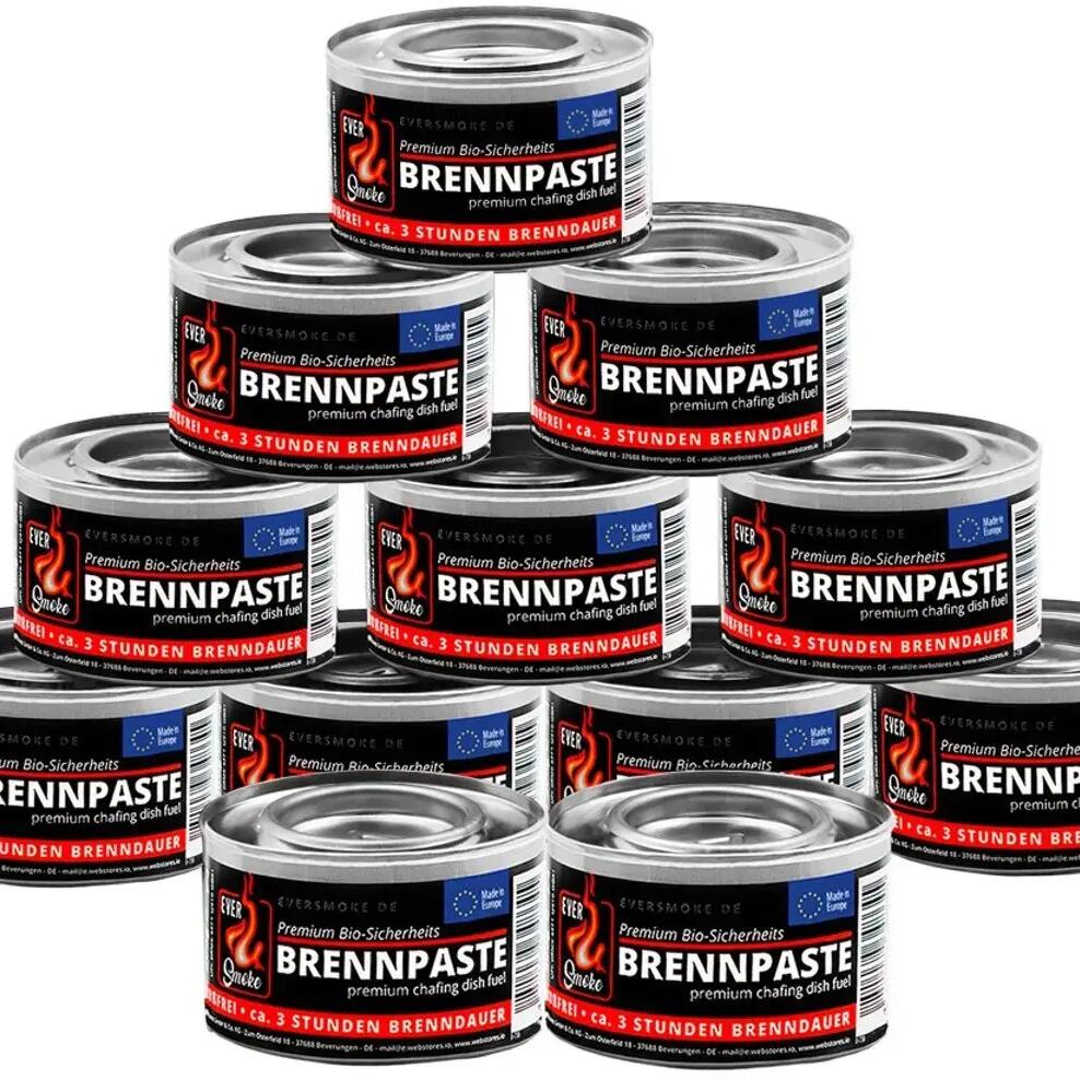 Fuel Gel Pack 12x 200g Smokeless & Odourless Burning Gel