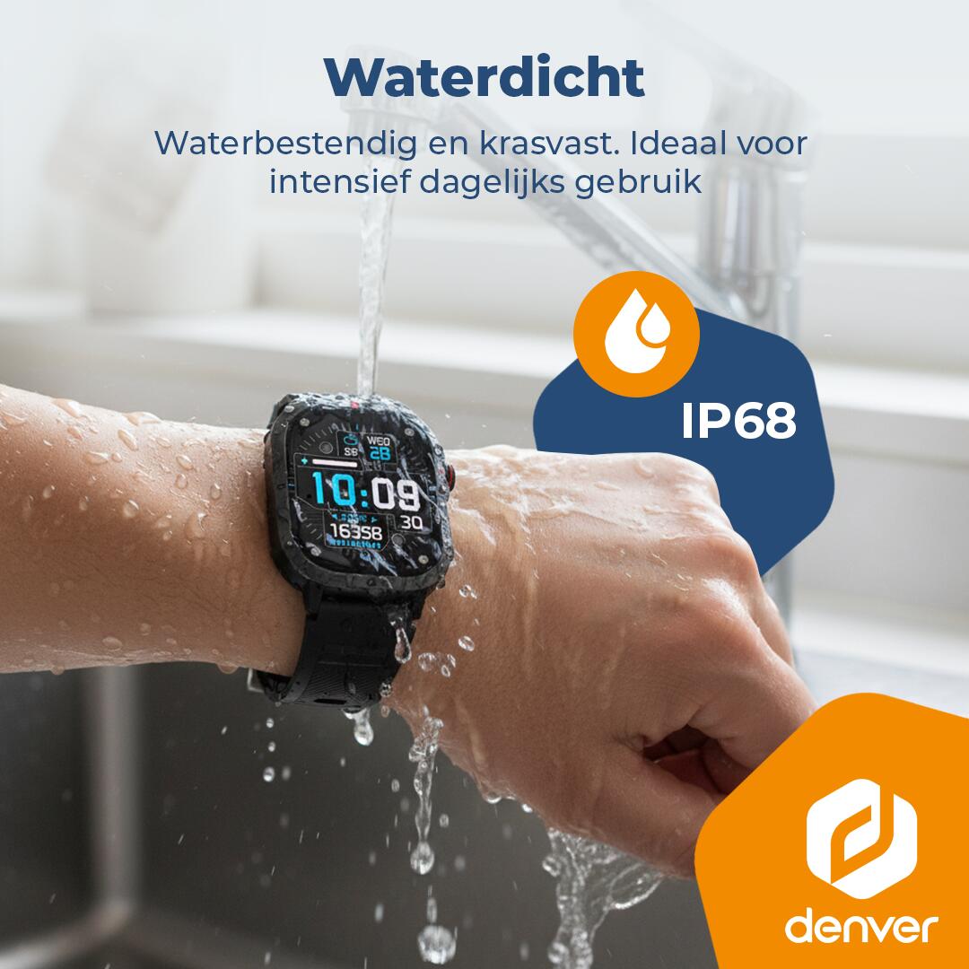 Smartwatch  - Amoled Display - 100+ Sportmodi - Hartslagmeter - SWC195B 7/7