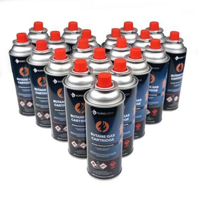 Gas cartridge - 20 stuks - gasflessen - butaangas - navulling - 227g