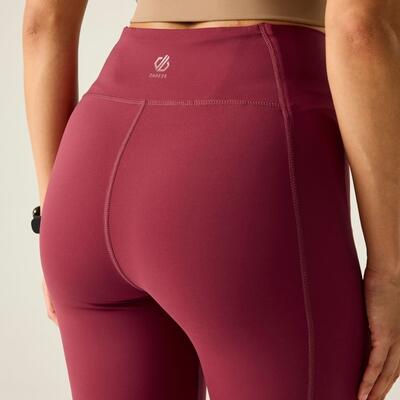 Legging Hiking Dames Hoge Taille Fitted Design 6/7