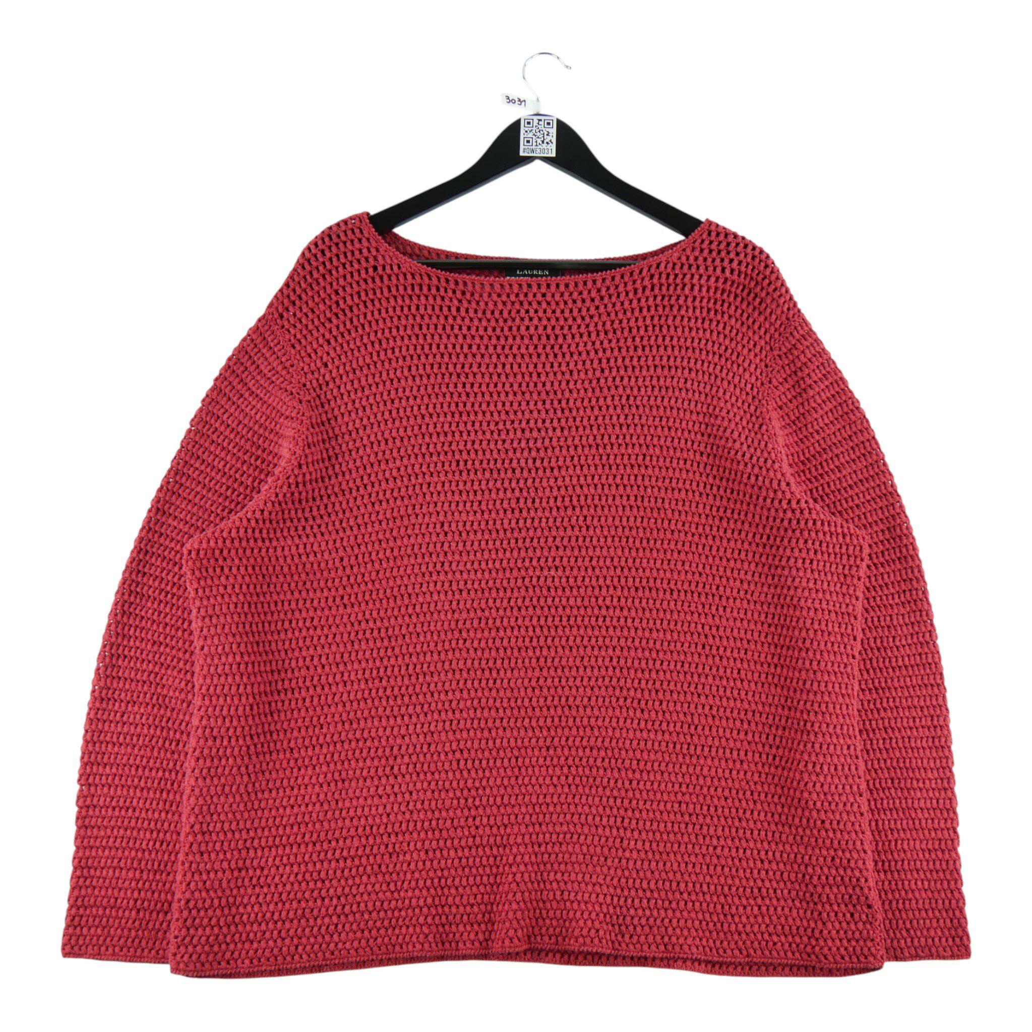 Ralph Lauren - Reconditionné - Pull Femme En Lin Rouge - Excellent - Sweat-shirt - Rouge - Decathlon