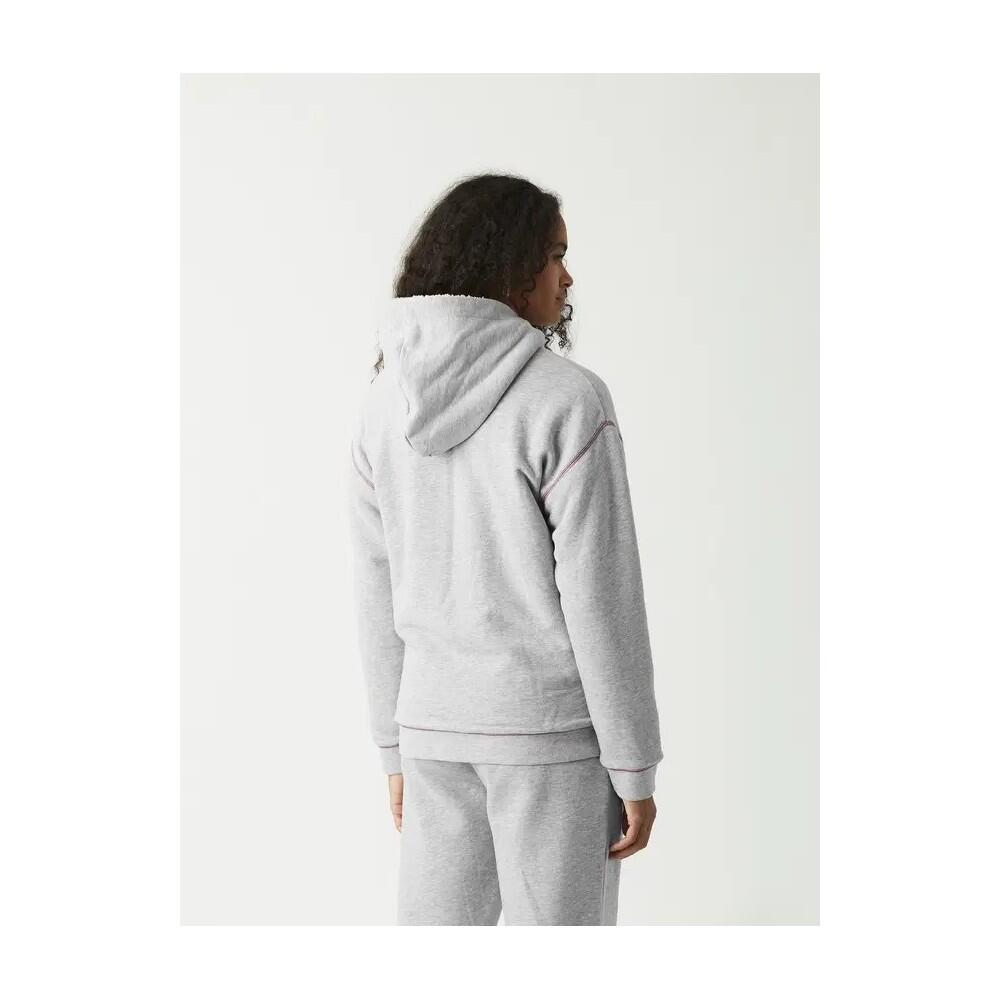 PICTURE Sweat à capuche zippé femme BASEMENT PLUSH - GREY MELANGE 5/7