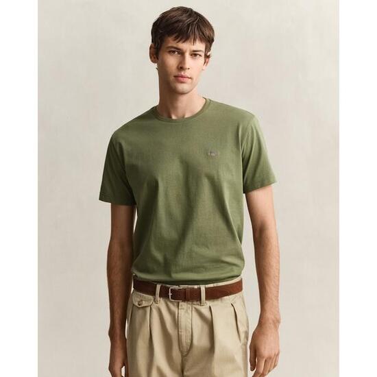 t-shirt crop top REG SHIELD SS T-SHIRT HOMME vert